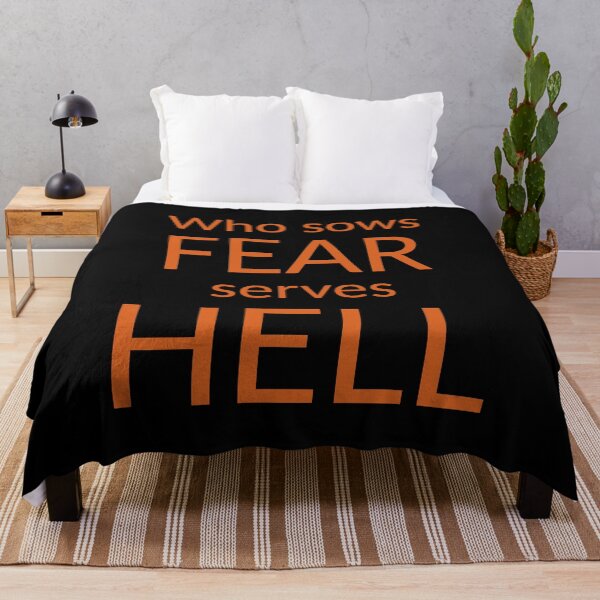 Item preview, Who sows fear serves hell_V1D designed and sold by ART-OF-ORION.