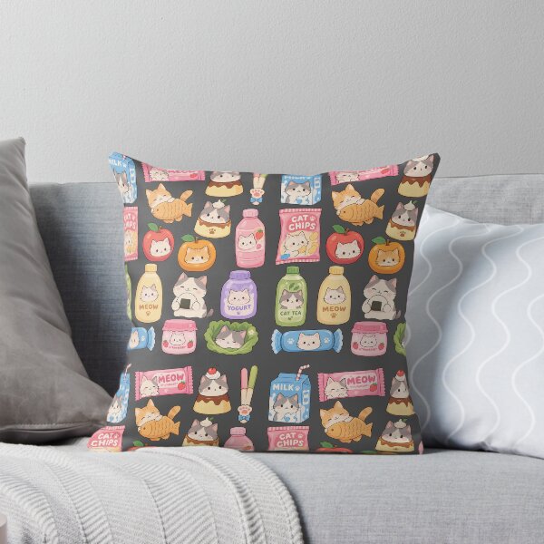 Item preview, Cute Kawaii Cat Snacks & Drinks – Pastel Ghibli Style Kitty Food Sticker Collection designed and sold by StickerJas.