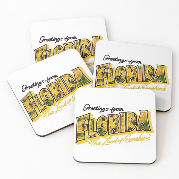 Item preview, Greetings from FLORIDA (in yellow) designed and sold by lukeferd.