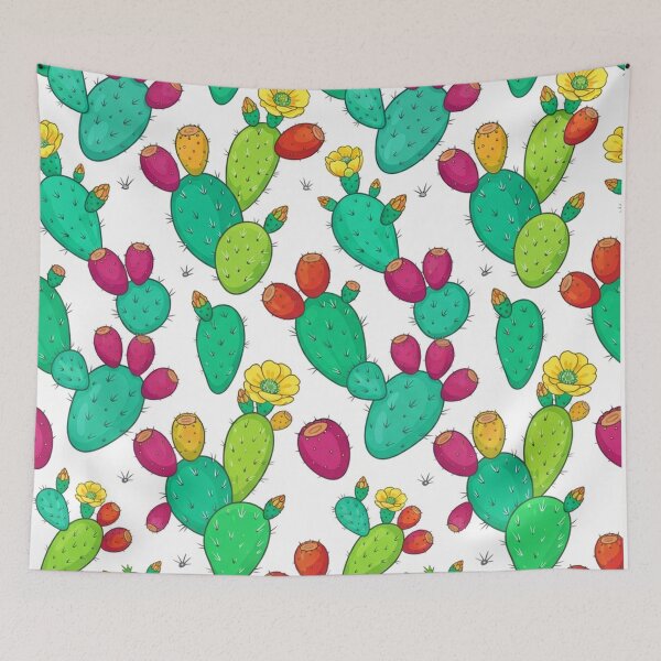 Item preview, Vibrant Colorful Cactus Desert Succulent Pattern designed and sold by Owcomm.