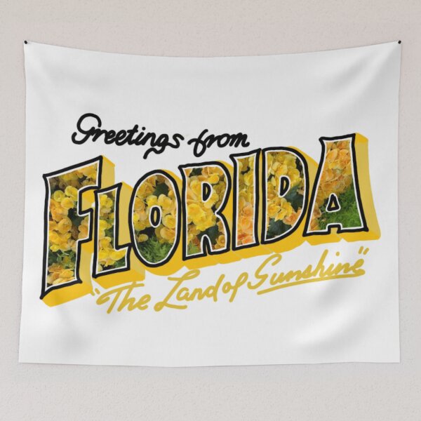 Item preview, Greetings from FLORIDA (in yellow) designed and sold by lukeferd.