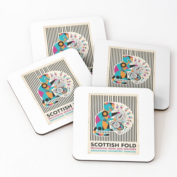 Item preview, Scottish Fold Music-Box Designe designed and sold by PictoVibe.