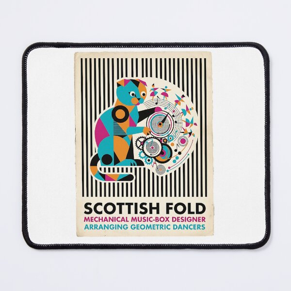 Item preview, Scottish Fold Music-Box Designe designed and sold by PictoVibe.