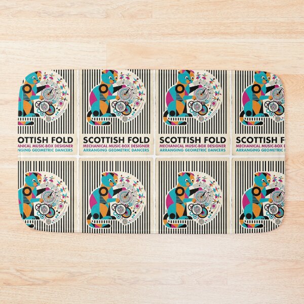 Item preview, Scottish Fold Music-Box Designe designed and sold by PictoVibe.