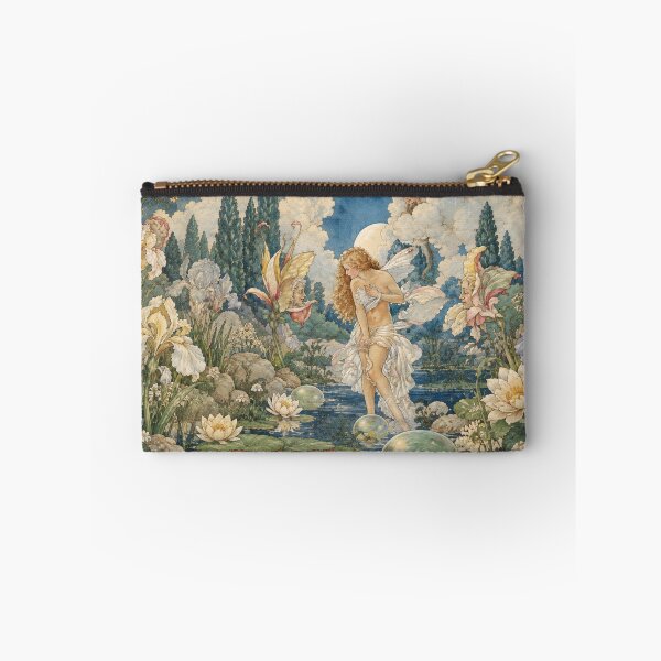 Artikelvorschau, Märchenhaftes Wandbild, Die Wasserfee von Harold Gaze, Vintage-Kunstdruck im Jugendstil entworfen und verkauft von RickE.