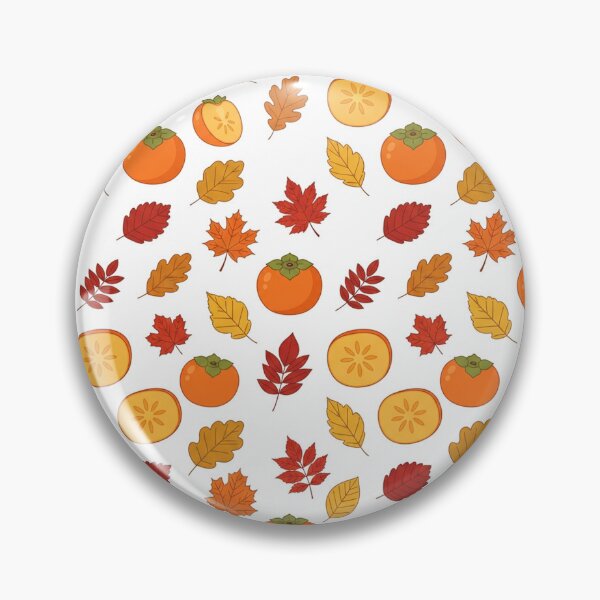 Item preview, Autumn Persimmon Fruit And Fall Leaves Pattern designed and sold by Owcomm.