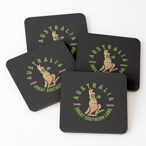 Item preview, Australia Boxing Kangaroo Down Under  designed and sold by WarmTones.