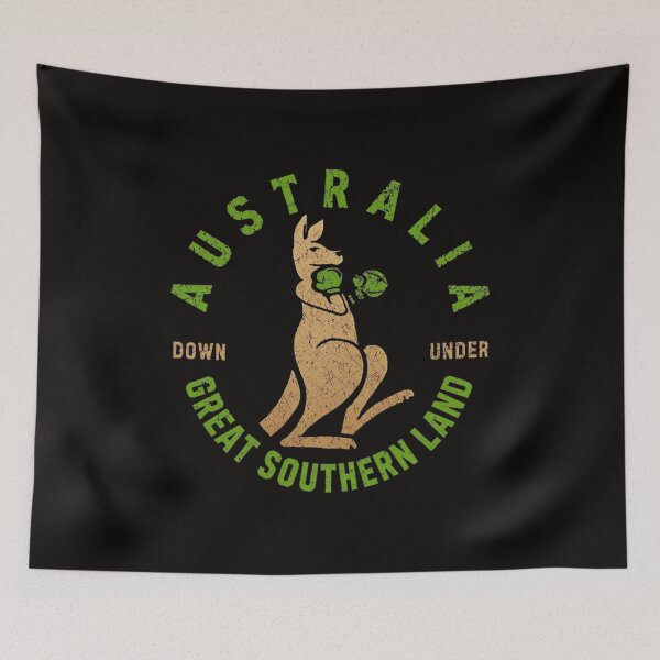 Item preview, Australia Boxing Kangaroo Down Under  designed and sold by WarmTones.