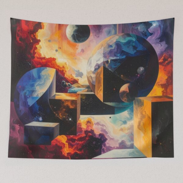 Item preview, ​Cosmic Geometric Nebula designed and sold by KingsArtworx 2.
