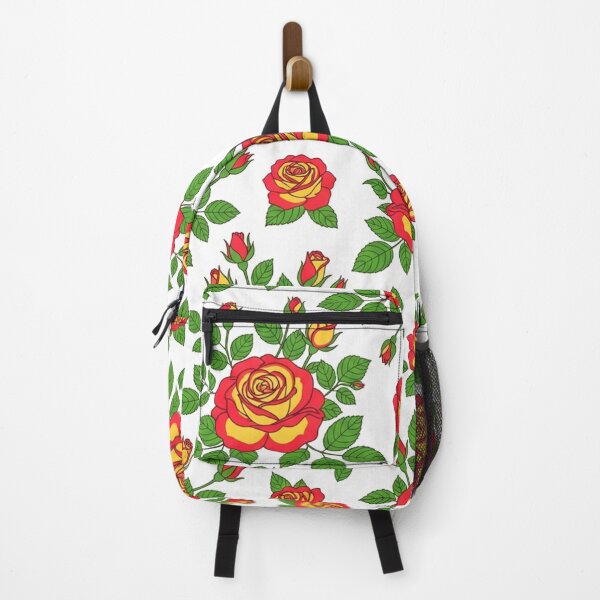 Item preview, Red Yellow Rose Floral Pattern Illustration designed and sold by Owcomm.