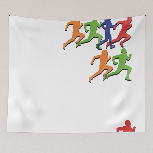 Item preview, Colorful Running Silhouette Motion Cross. Country designed and sold by VISIONSTURME.