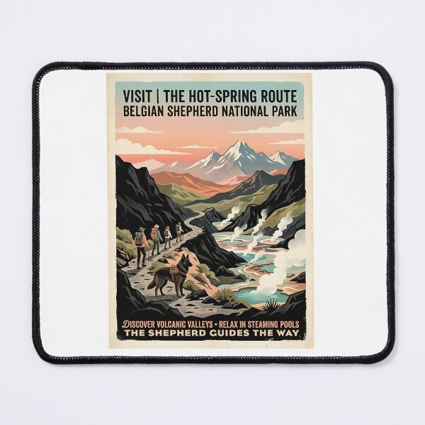 Item preview, Belgian Shepherd Volcanic Guide designed and sold by PictoVibe.