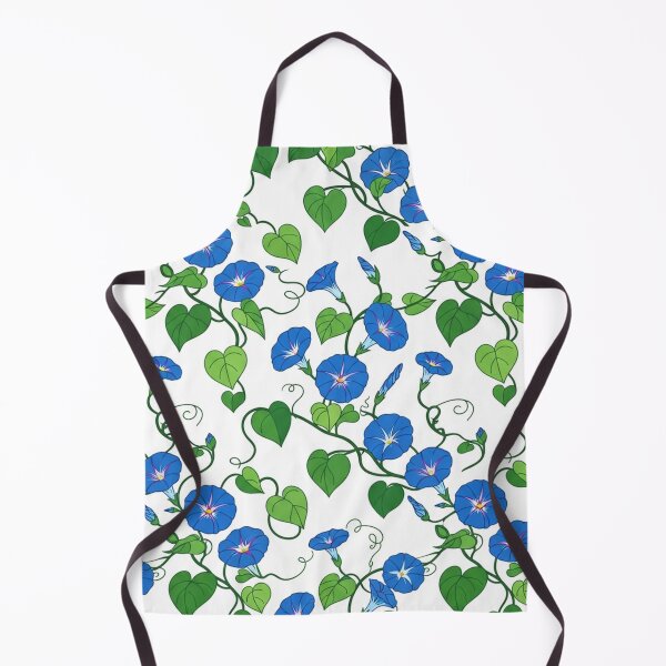 Item preview, Blue Morning Glory Floral Pattern Illustration designed and sold by Owcomm.