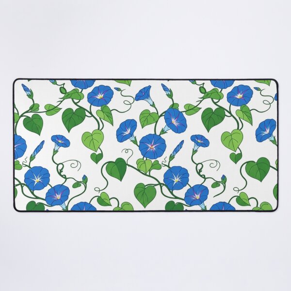 Item preview, Blue Morning Glory Floral Pattern Illustration designed and sold by Owcomm.