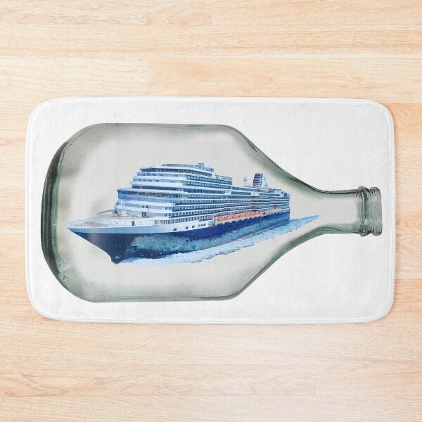 Item preview, Cruise Ship In A Bottle designed and sold by Mischief and Musings.