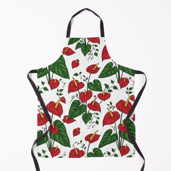 Item preview, Vibrant Red Anthurium Floral Pattern Illustration designed and sold by Owcomm.