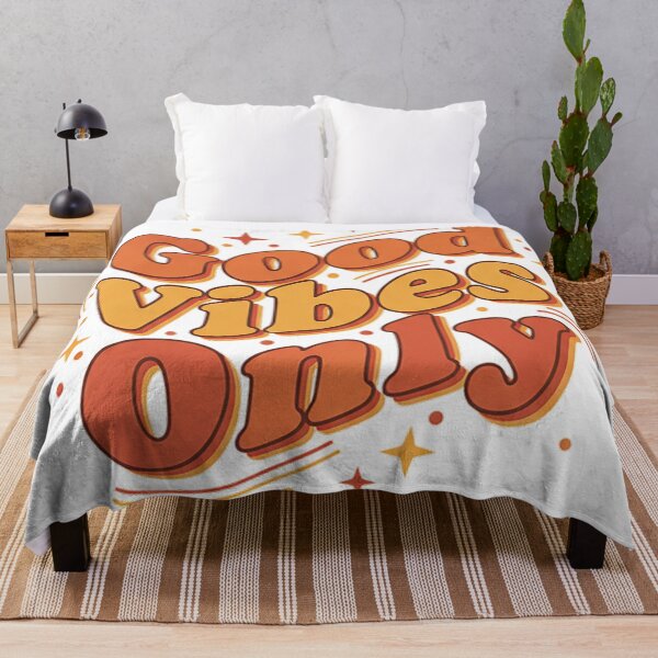 Item preview, Good Vibes Only Retro Groovy Bubble Letter Typography Design designed and sold by cannsuh.