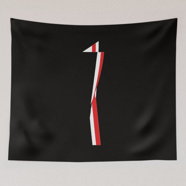 Item preview, Abstract Red White Stripe Geometric  designed and sold by WarmTones.