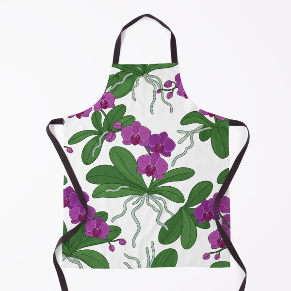 Item preview, Purple Orchid Floral Botanical Pattern Illustration designed and sold by Owcomm.