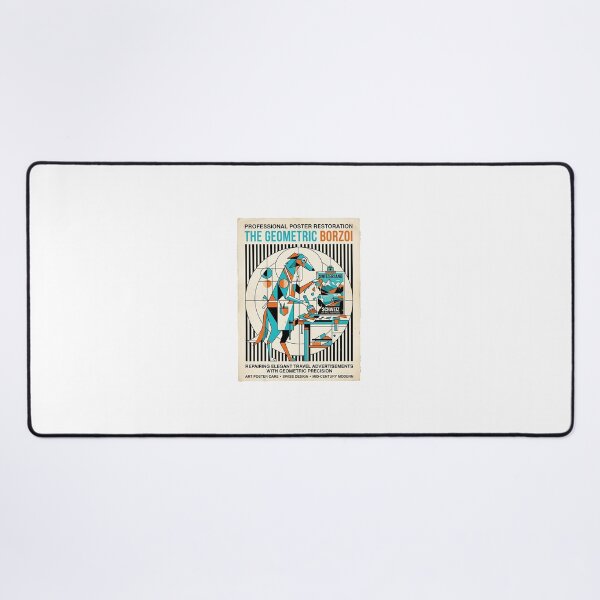Item preview, Borzoi Poster Restorer designed and sold by PictoVibe.