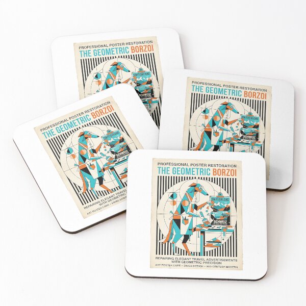 Item preview, Borzoi Poster Restorer designed and sold by PictoVibe.