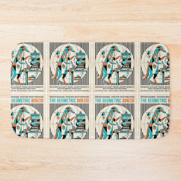 Item preview, Borzoi Poster Restorer designed and sold by PictoVibe.