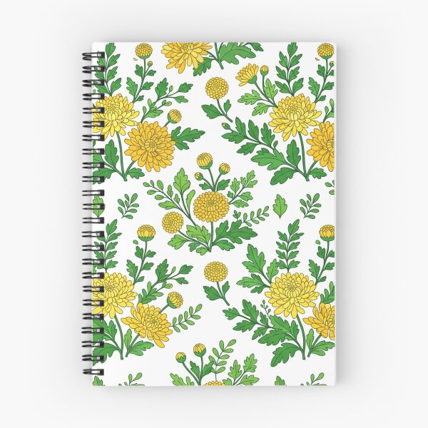 Item preview, Bright Yellow Chrysanthemum Floral Seamless Pattern designed and sold by Owcomm.