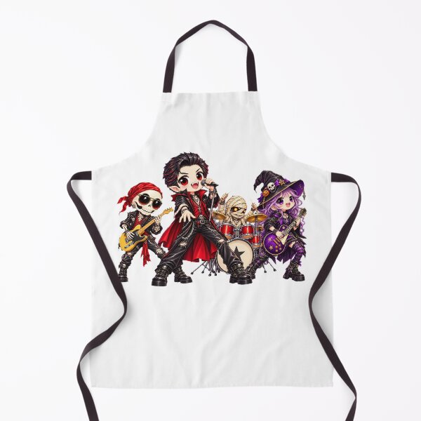 Item preview, Spooky Rock Band Halloween Skeleton Witch Design designed and sold by QuiteOrbit.
