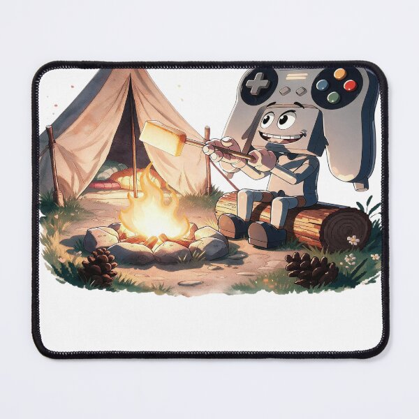 Item preview, Retro 90s Gamer Dad Camping Controller Campfire Apparel designed and sold by VISIONSTURME.