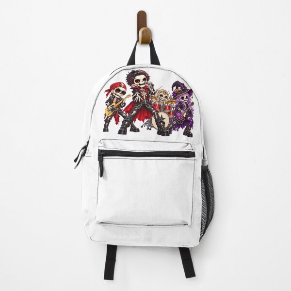 Item preview, Cute Skeleton Halloween Rock Band Chibi Design designed and sold by QuiteOrbit.