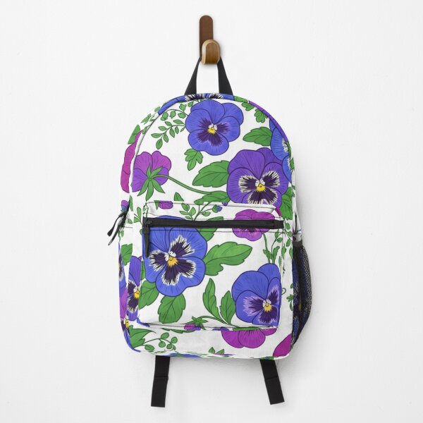 Item preview, Vibrant Purple And Blue Pansy Flowers Pattern designed and sold by Owcomm.