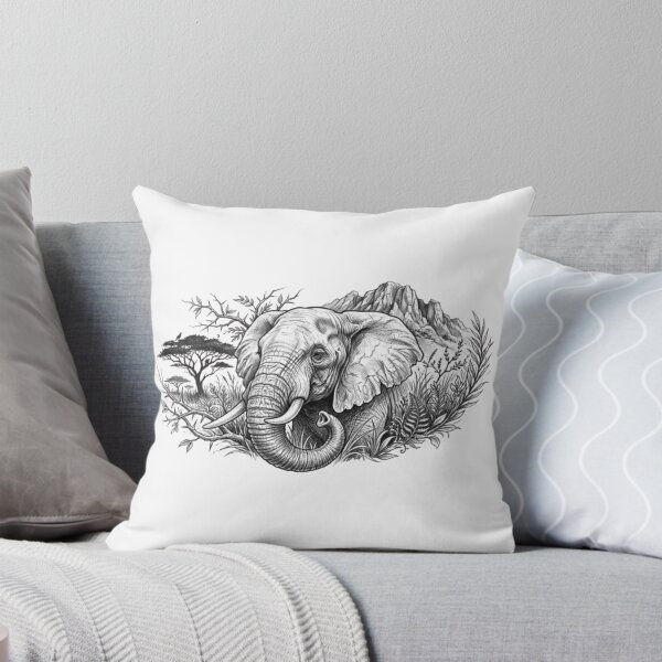 Item preview, African Elephant & Flora Safari designed and sold by CHRIST5000.