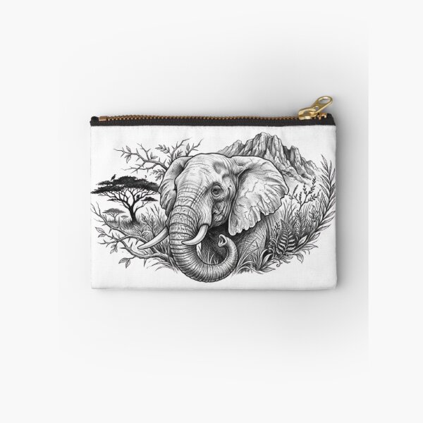 Item preview, African Elephant & Flora Safari designed and sold by CHRIST5000.