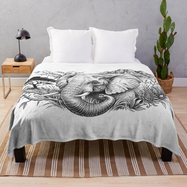 Item preview, African Elephant & Flora Safari designed and sold by CHRIST5000.