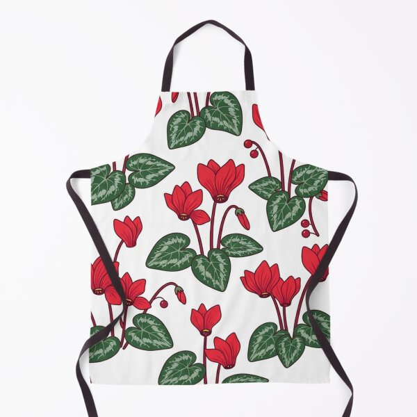 Item preview, Red Red Cyclamen Flower Pattern designed and sold by Owcomm.