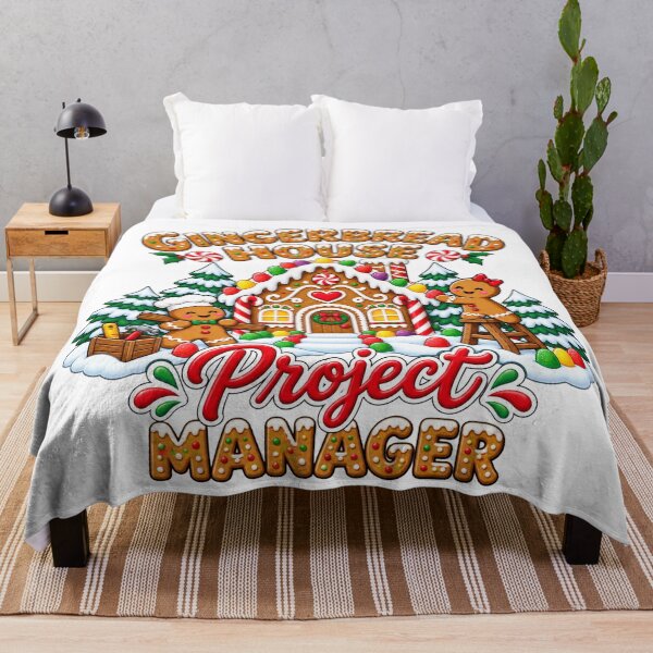 Item preview, Gingerbread House Project Manager Christmas Baking designed and sold by skyartdesign.