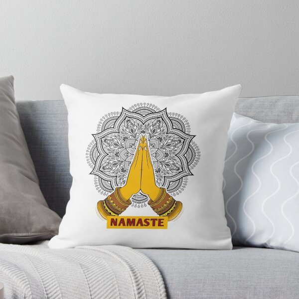 Item preview, Sacred Namaste Greeting Mandala Vector Illustration  | Indian Art  designed and sold by Sakshiartwork.