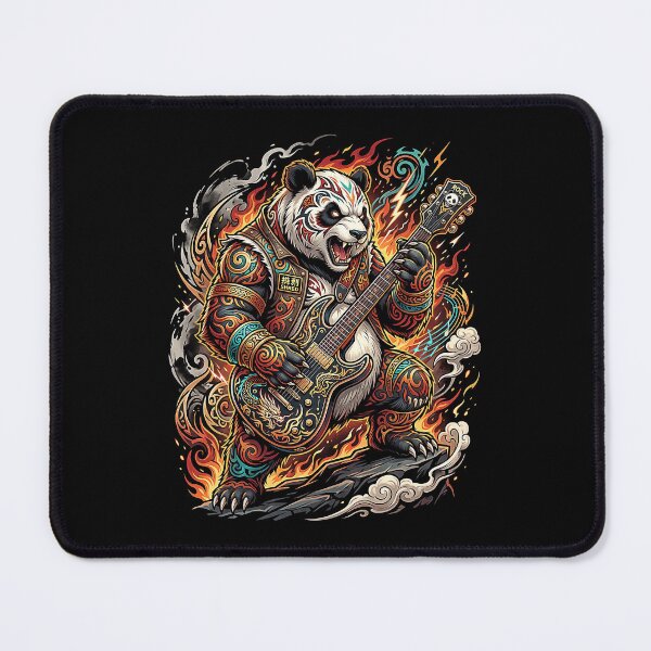 Item preview, Tribal Warrior Guitar Legend Panda designed and sold by HexOne.