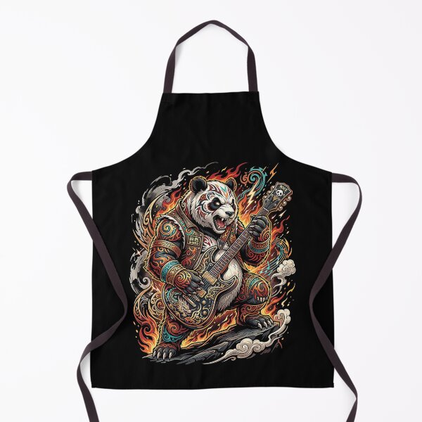 Item preview, Tribal Warrior Guitar Legend Panda designed and sold by HexOne.