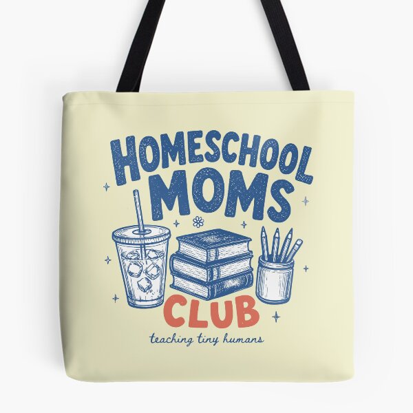 Item preview, Homeschool Moms Club | Teaching Tiny Humans Graphics  designed and sold by PrintSpire Studios.