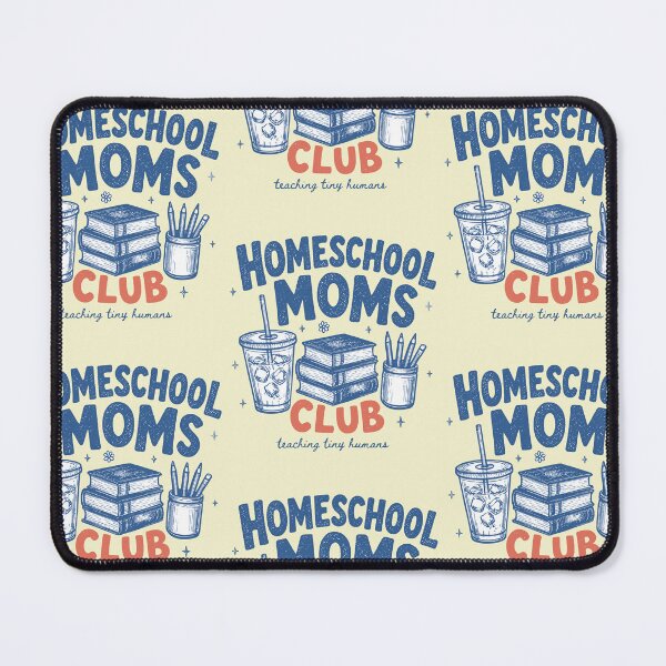 Item preview, Homeschool Moms Club | Teaching Tiny Humans Graphics designed and sold by PrintSpire Studios.