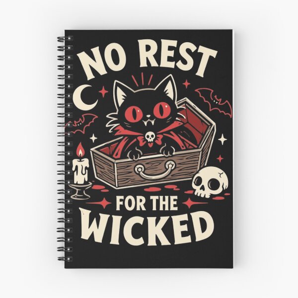 Item preview, No Rest For Wicked Vampire Cat designed and sold by haitrieuic96.