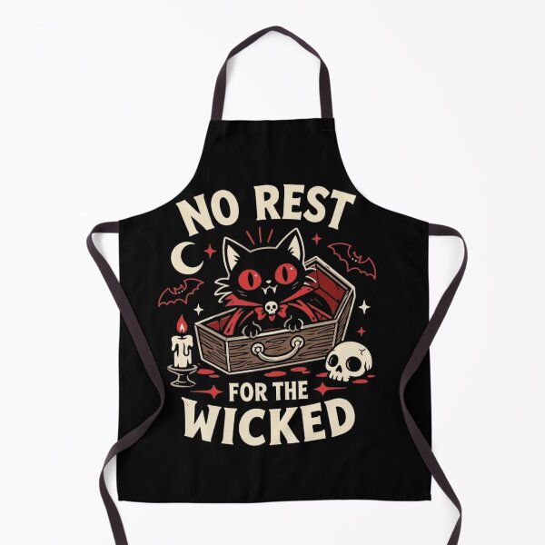 Item preview, No Rest For Wicked Vampire Cat designed and sold by haitrieuic96.