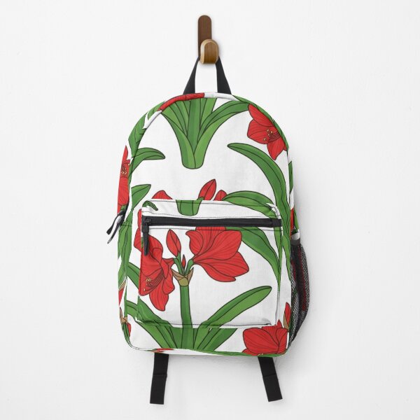 Item preview, Vibrant Red Amaryllis Flower Botanical Pattern designed and sold by Owcomm.