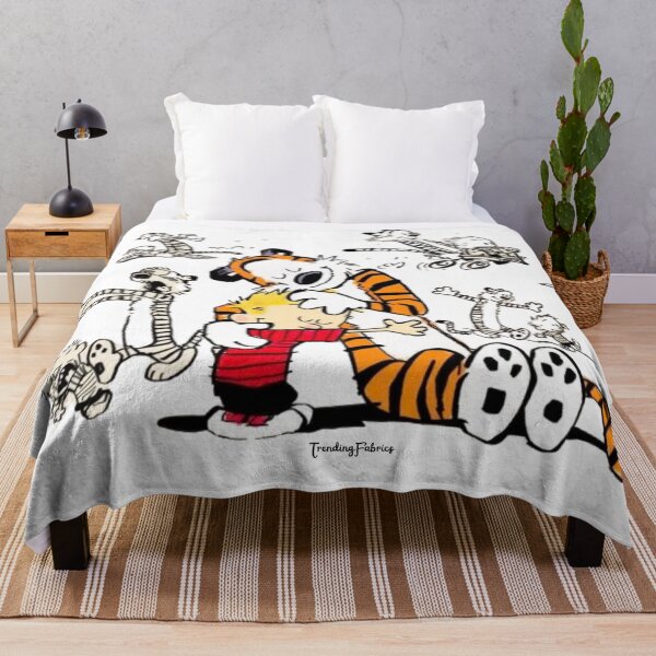 Artikelvorschau, Bestseller: Calvin und Hobbes Geschenk entworfen und verkauft von TrendingFabrics.