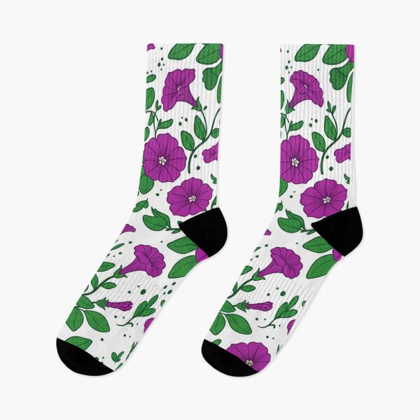 Item preview, Vibrant Purple Petunia Flowers Botanical Pattern designed and sold by Owcomm.