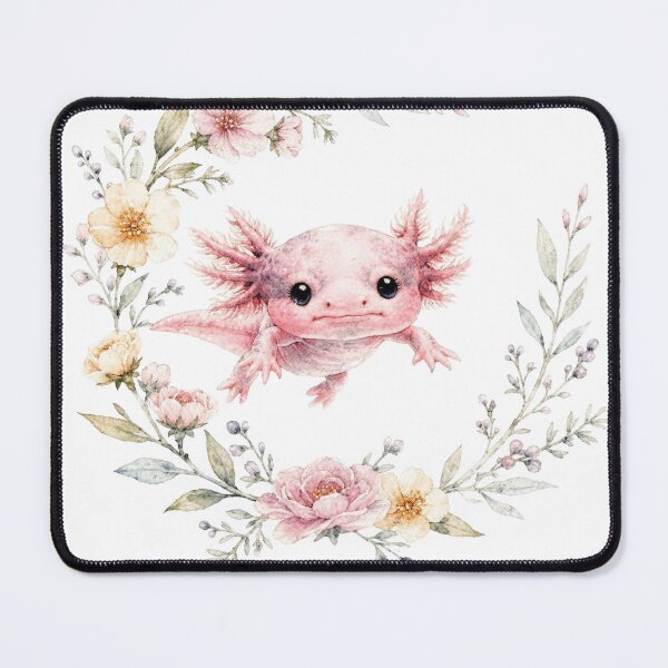 Item preview, Just Axolotl Questions Funny Watercolor Floral Aesthetic designed and sold by VISIONSTURME.