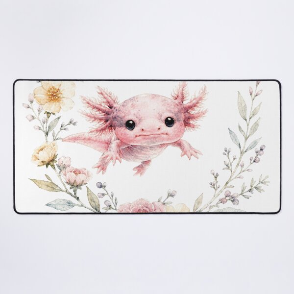 Item preview, Just Axolotl Questions Funny Watercolor Floral Aesthetic designed and sold by VISIONSTURME.