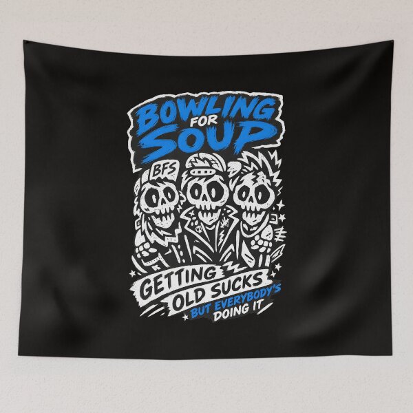 Item preview, Bowling For Soup Skulls Getting Old Sucks Quote designed and sold by farris-emel-art.