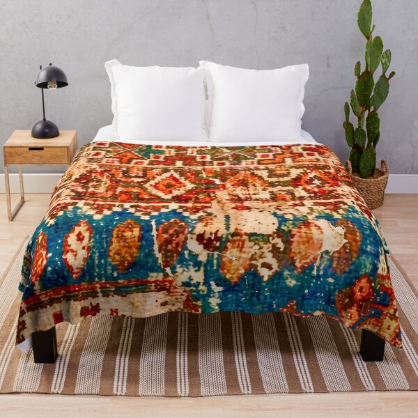 Item preview, Vintage Bohemian Persian Rug Print designed and sold by Vicky Brago-Mitchell®.